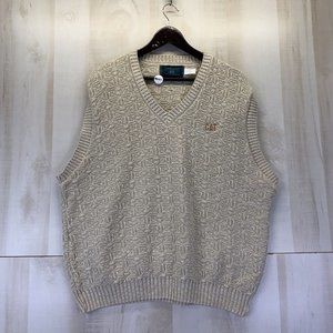 Dunbrooke Club Collection CAT Catapillar Mens Vintage V Neck Sweater Vest 2XL